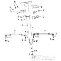 3.07 Tyč řízení - Gilera Oregon 250 2007-2009 (RGEYN25D5)