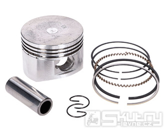 Sada pístu nadměrná -B- 52,4mm, čep 15mm, pro GY6 125ccm 152QMI