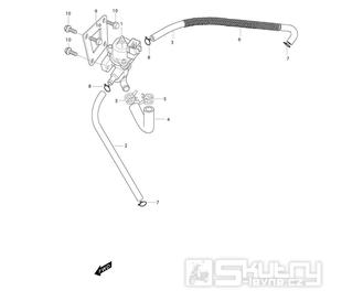 11 Elektromagnetický ventil volnoběhu - Hyosung GT 650i ND