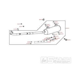 F14 Výfuk - Kymco MXU 300