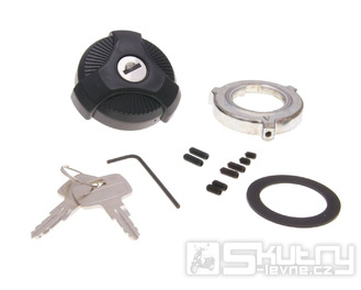 Víčko nádrže uzamykatelné pro Piaggio Vespa Ape, Boss, Boxer, Ciao, Grillo, SI