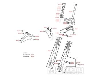 F07 Vidlice - Kymco People 250