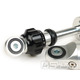 Přední tlumič BGM PRO F16 Sport stříbrný pro Lambretta LI, LIS, SX, TV, DL, GP