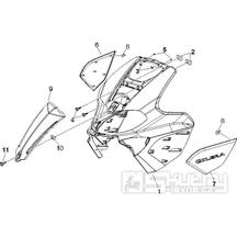 2.26 Přední plast, kapotáž - Gilera Runner 125 VX 4T 2007 (ZAPM46300)