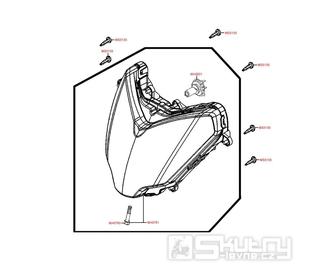 F01 Světlo - Kymco People GT 125i