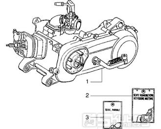 T1 Motor - Gilera Runner 50 do roku 1999 (ZAPC14000)