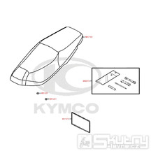 F09 Sedačka a nářadí pro Kymco Super 8 125 [LC2U82000] (KL25CA) KC125T-B