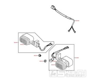 F19 Zadní blinkry - Kymco Fever 2 50 ZXII Super Fever SC10A