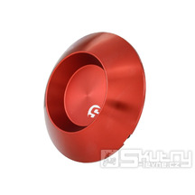 Kryt víka variátoru SIP Series Pordoi červený matný bez chladícího žebra pro Vespa ET4, LX, LXV, S, GTS, GTS 125-300