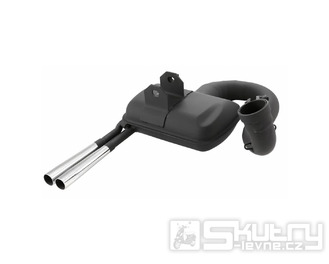Závodní výfuk SIP ROAD 2.0 Sport Optik pro Vespa 125 VNA-TS, 150 VBA-T4, PX80-150, PE, Lusso