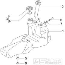 2.47 Palivová nádrž - Gilera Stalker 50 2T Speciální edice 2007-2008 (ZAPC40100)