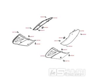F12 Zadní plasty - Kymco CK 125