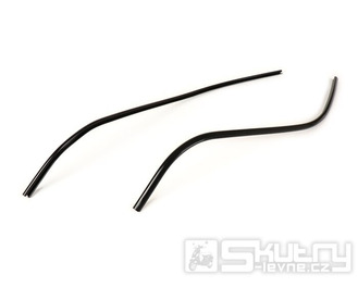 Ochranné lišty podlahy Moto Nostra černé pro Vespa LX, LXV, S