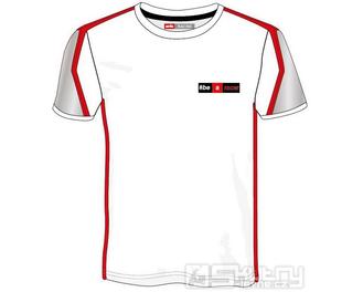 Pánské tričko APRILIA #BEARACER, bílé