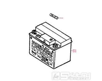 F11 Baterie / pojistky - Kymco Super 9 LC 50