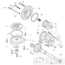 FIG13 Olejové čepadlo / Filtr - Hyosung GV 125M C Aquila