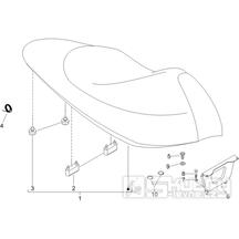 2.39 Sedadlo - Gilera Runner 200 VXR 4T LC Race 2005-2006 (ZAPM46200)