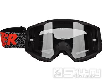 Crossové brýle Lazer Track Black/Black/Red