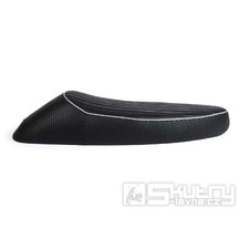 Sedlo BGM PRO Sport bez zámku, šedý lem, pro Vespa Largeframe PX -83, Sprint, GT, GTR