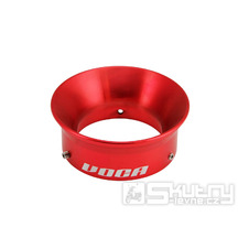 Sací trychtýř VOCA Evo 48mm červený pro karburátory PWK a s plochým šoupátkem