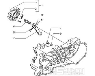 T13 Zadní brzda - Gilera Easy Moving 50ccm 2T AC (SSP2T0001001...)