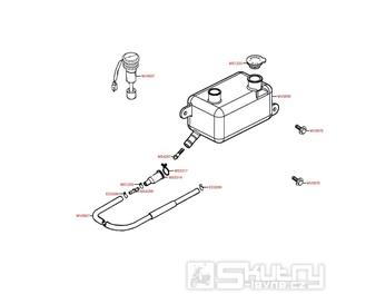 F12 Olejová nádrž - Kymco MXer 50