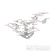 F10 Nádrž / palivový kohout - Kymco Dink 50 SH10C