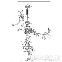 E11 Karburátor - Kymco STRYKER 125 [AF25AA / AB]