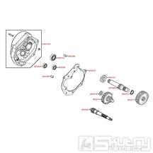 E09 Převodovka - Kymco Agility 50 Basic 4T
