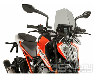 Čelní sklo Puig New Generation Sport tónované pro KTM Duke 125, 200, 390 17-