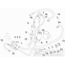 2.53 Palivový systém - Gilera Runner 50 PureJet 2010-2011 (ZAPC46200)