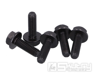 Šroub s přírubou M8x25mm, pevnostní třída 8.8, klíč 13mm – 5 ks