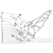 T17 Rám - Gilera RK 50 (VTBC 08000 0001001)