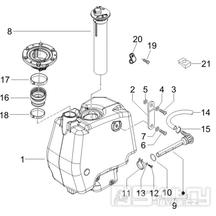 2.47 Palivová nádrž - Gilera Runner 125 VX 4T 2005-2006 (ZAPM46100)