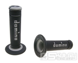Gripy Domino A190 Off-Road v černo-šedém provedení o délce 118mm