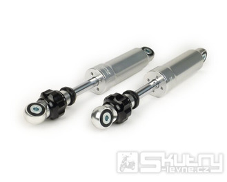 Přední tlumič BGM PRO F16 Sport stříbrný pro Lambretta LI, LIS, SX, TV, DL, GP