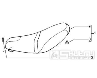 T31 Sedadlo - Gilera Runner Purejet 50 1998-2005 (ZAPC36100)