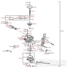 E09 Karburátor - Kymco Yager GT125 E3 [SH25EA]