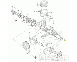 06 Kliková hřídel / Píst - Hyosung GT 650 R TTC