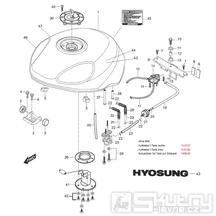 30 Palivová nádrž - Hyosung GT 250 R