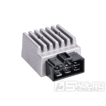Regulátor napětí Naraku Ultimate 6-pin LED včetně přerušovače blinkrů, nastavitelné režimy pro Derbi Senda, GPR, Aprilia RX, SX 50