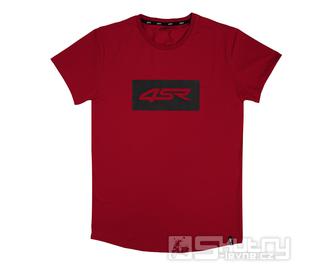 Tričko 4SR Logo Carbon Red