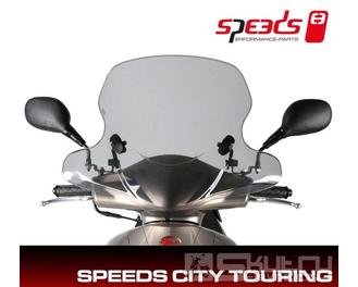 Plexi štít Speeds CITY TOURING - Kymco Vitality 50 vč. mont. sady