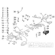 6.08 Elektroinstalace, pojistky - Gilera Nexus 250 SP 4T LC 2006-2007 (ZAPM35300)