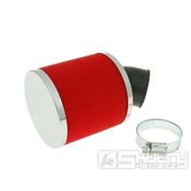 Vzduchový filtr Big Foam 28/35mm - zahnutý, červený