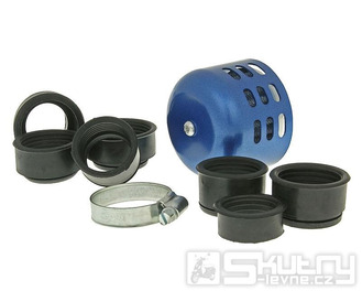 Vzduchový filtr Powerfilter s hliníkovým víčkem, 28-47mm - modrý