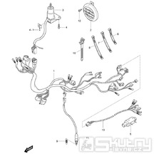 FIG25 Kabeláž / Sada zámků - Hyosung GV 125M C Aquila