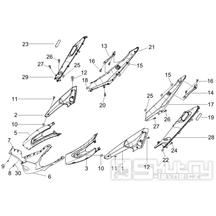 2.32 Boční kapotáž, spojler - Gilera Runner 50 SP -SC- 2006 (ZAPC461000)