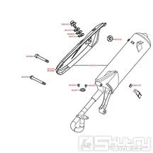 F14 Výfuk - Kymco Agility 125