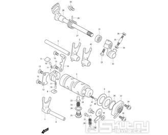 FIG16 Řazení - Hyosung GT 250i NE (Naked)